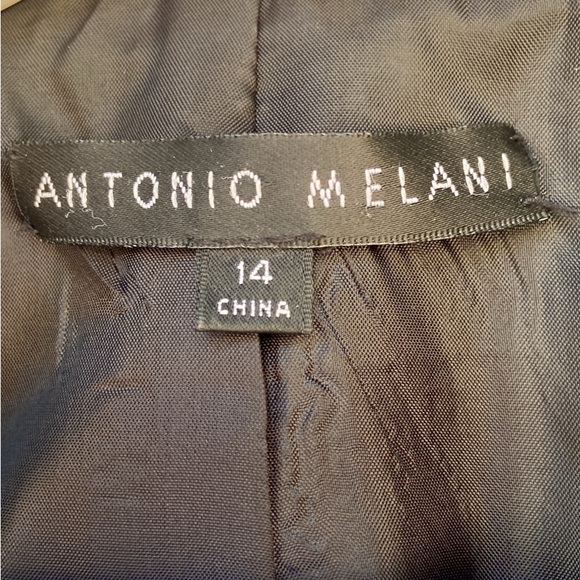 ANTONIO MELANI Black Blazer & Suit Jacket and Pants Sz 14 Women’s like new!!! - Picture 3 of 10